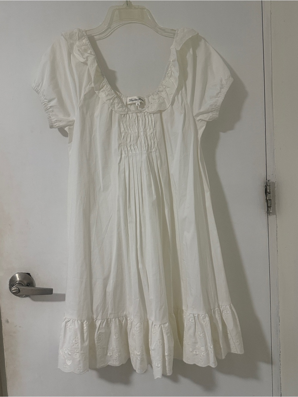 Frankie's Bikinis Sunday Morning Cotton Babydoll Dress
